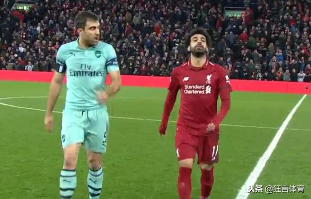  萨拉赫戴帽助利物浦大胜阿森纳  